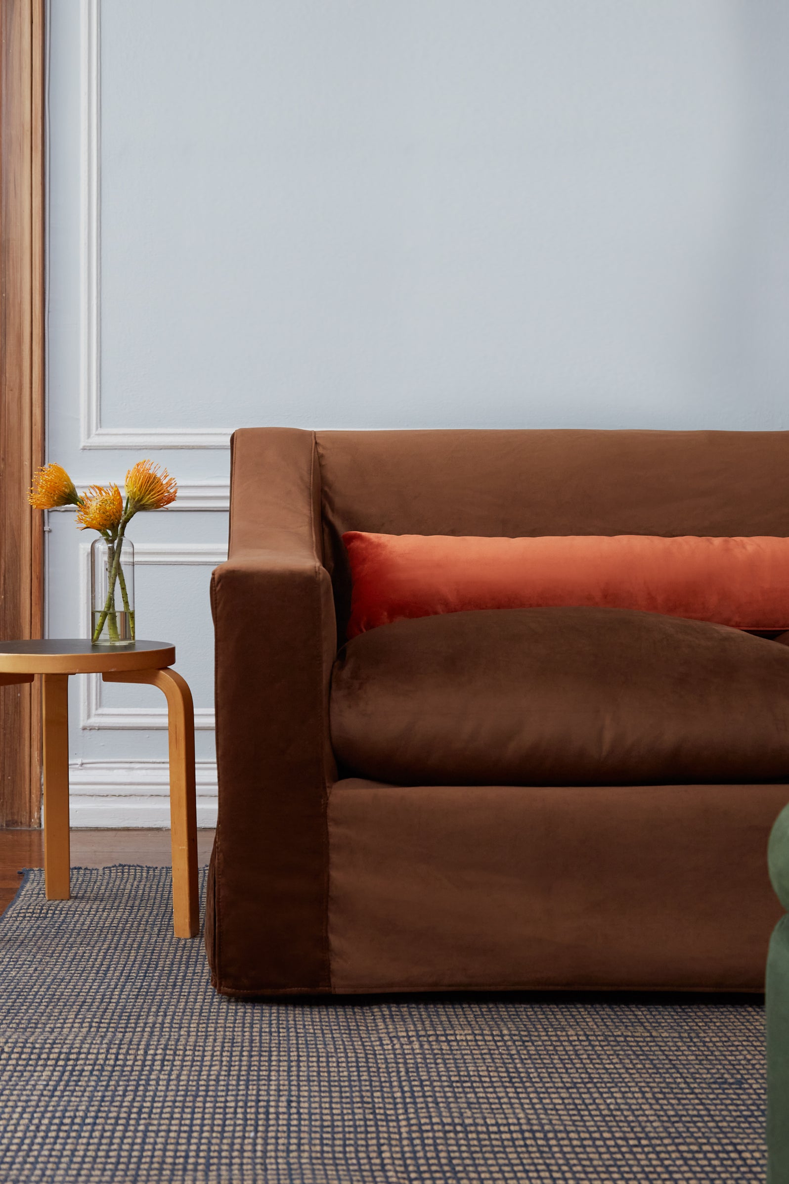 The Evergreen Sofa in Recycled Velvet – Sabai Design