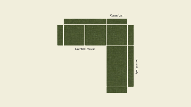 Expansion Kit: 5 Seat Corner Sectional