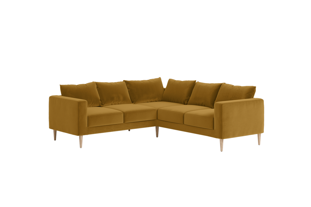 [Mustard Recycled Velvet | Individual Cushions]