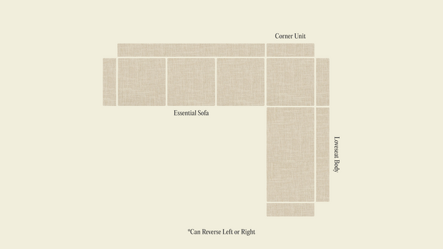 Expansion Kit: 6 Seat Corner Sectional