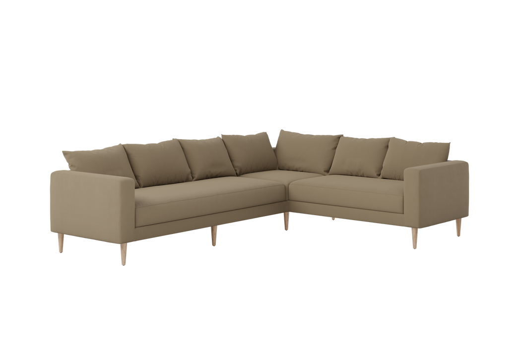 [Farro Upcycled Poly | Sofa left / Bench]
