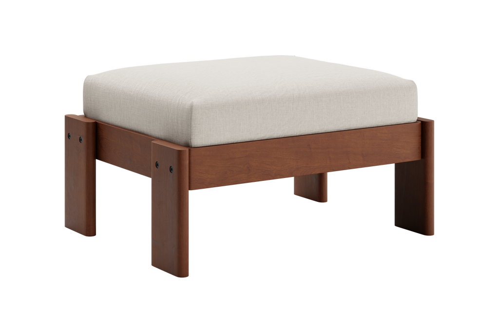 The Bacana Ottoman in Upcycled Poly by Sabai