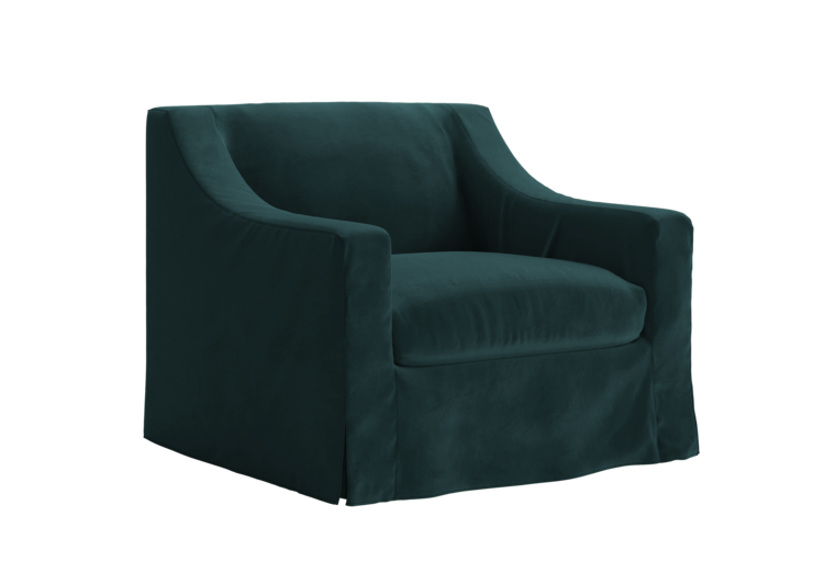 The Evergreen Chair in Recycled Velvet by Sabai