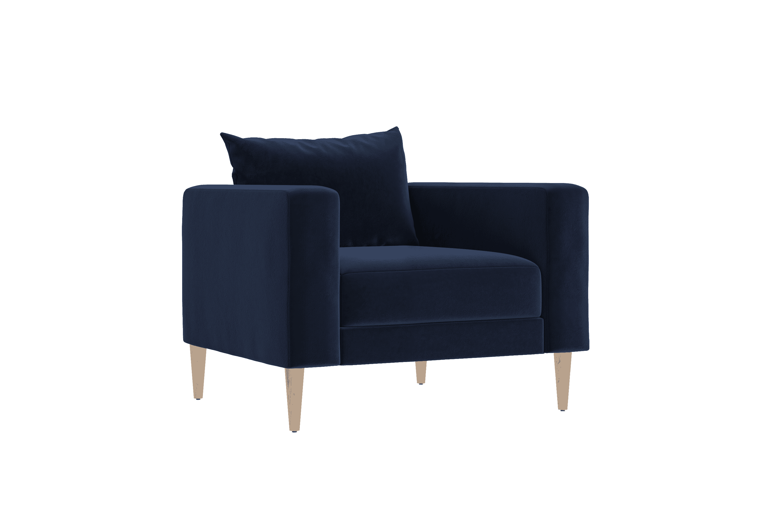 The Essential Club Chair in Recycled Velvet