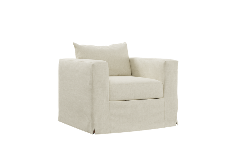 Slipcover: The Essential Club Chair in Hemp
