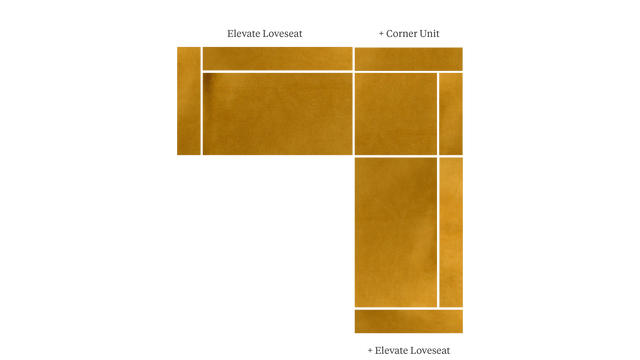 Elevate 99" Corner Expansion Kit