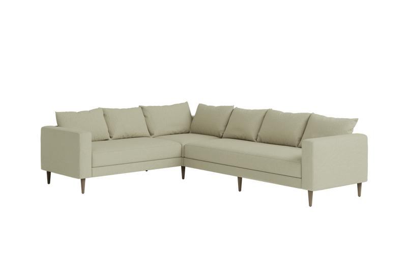 Slipcover: The Essential Corner Sectional (6 Seat) in Hemp