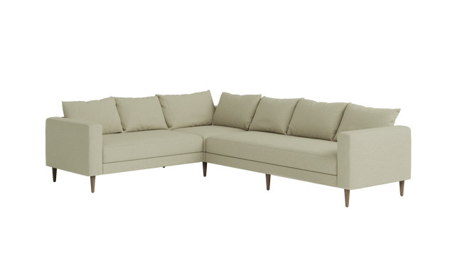Slipcover: The Essential Corner Sectional (6 Seat) in Hemp