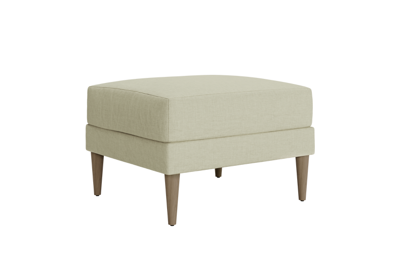 Slipcover: The Essential Ottoman in Hemp Blend
