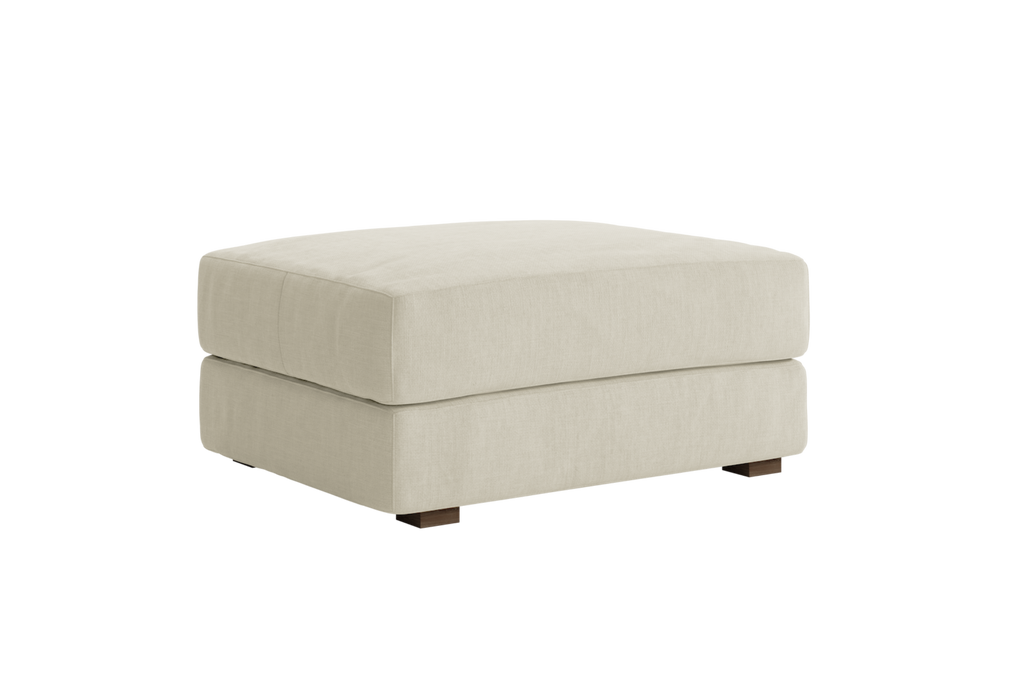 The Elevate Ottoman in Hemp Blend by Sabai