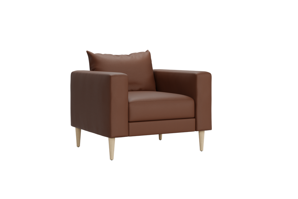 The Essential Club Chair in Cactus Leather by Sabai