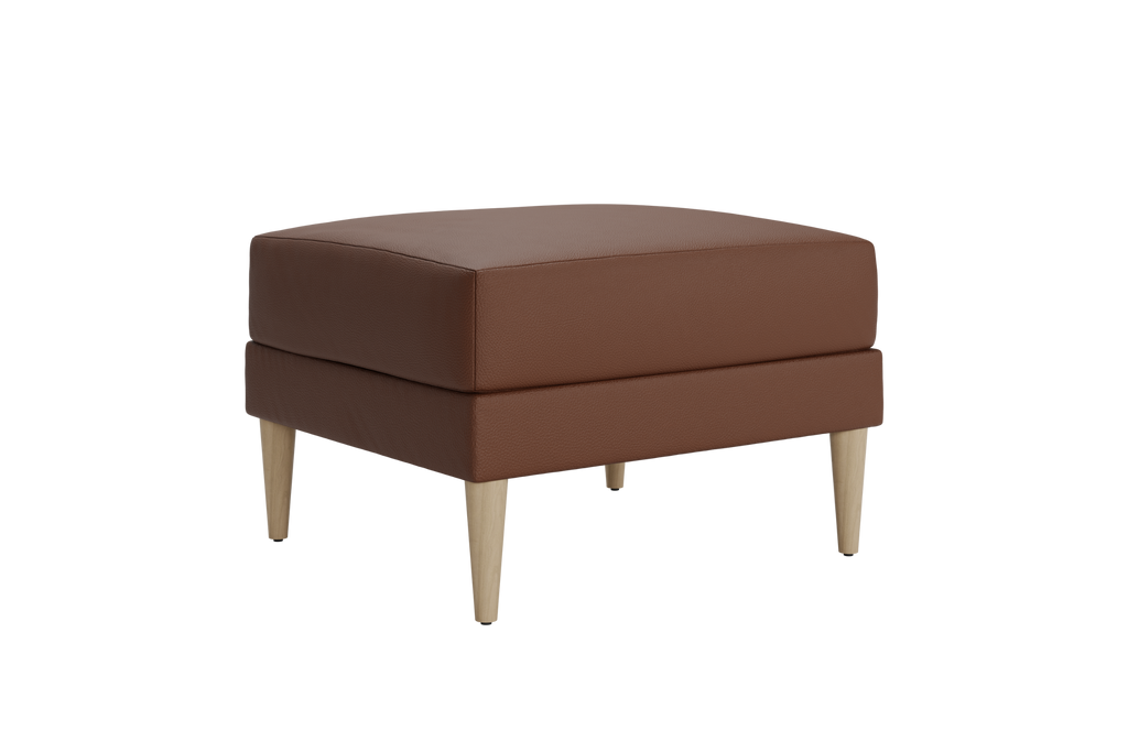 The Essential Ottoman in Cactus Leather by Sabai