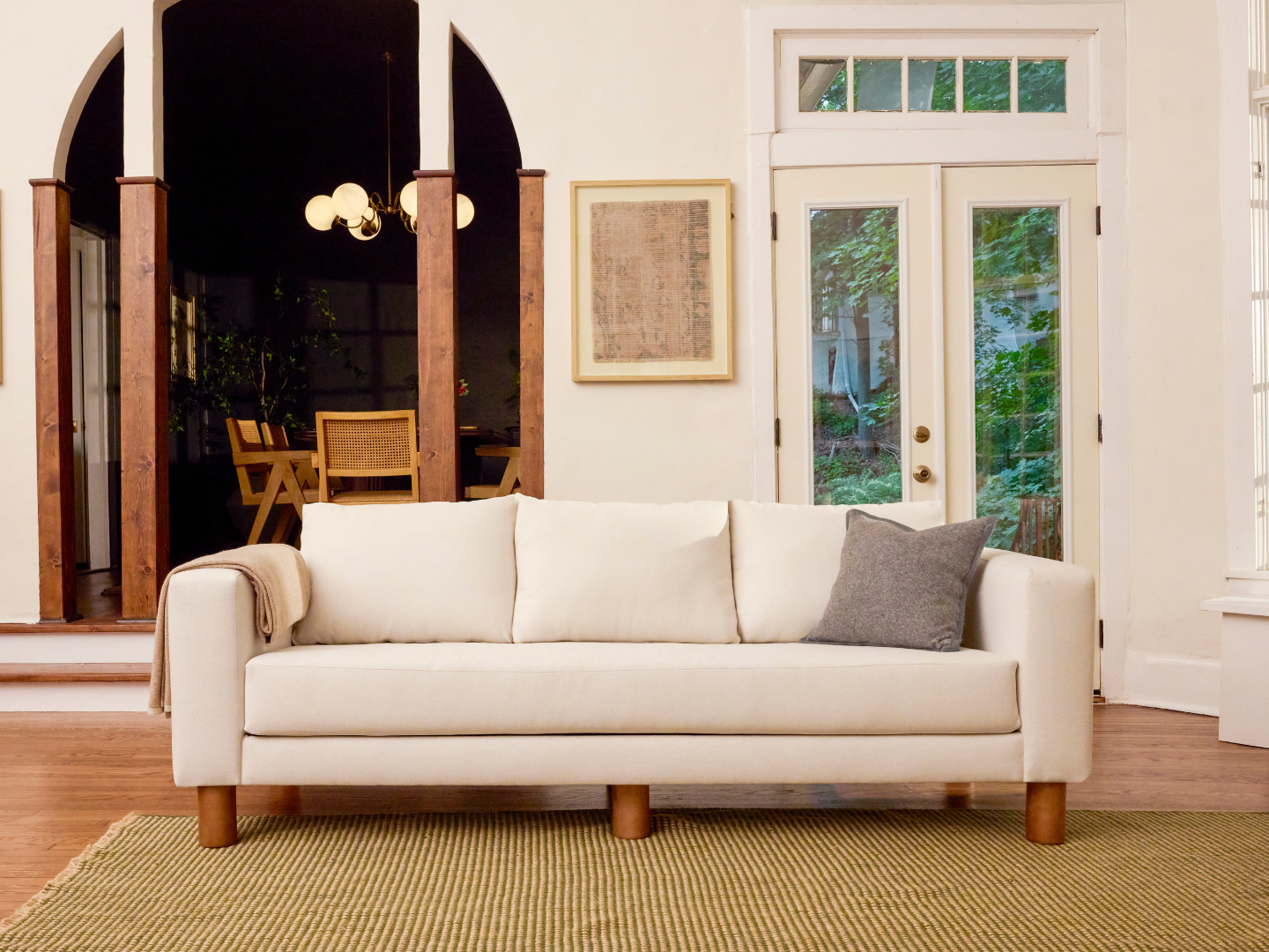 Non-Toxic Vegan Cactus Leather Sofa
