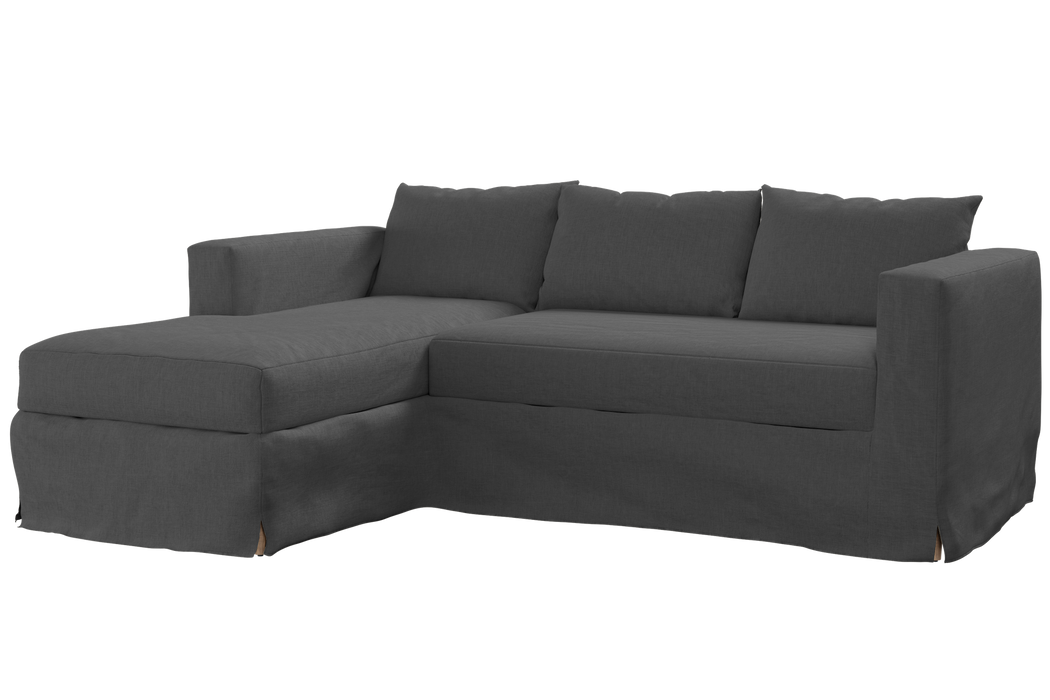 Slipcover: The Essential Sectional in Hemp