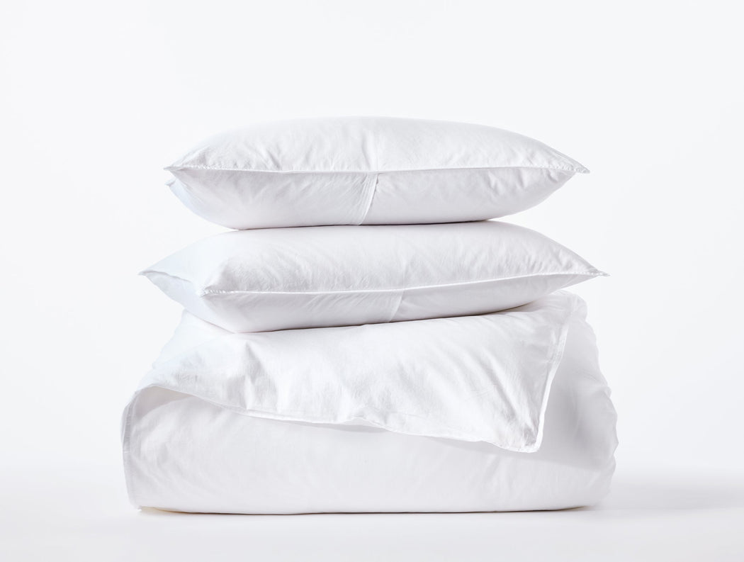 Organic Crinkled Percale™ Duvet Set
