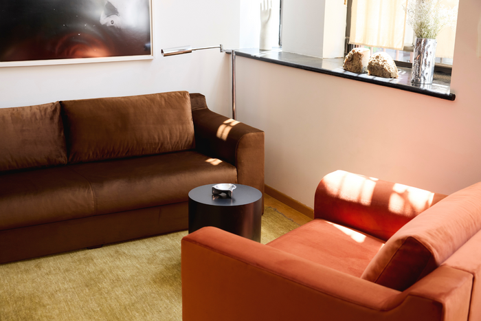 The Elevate 86" Sofa in Recycled Velvet