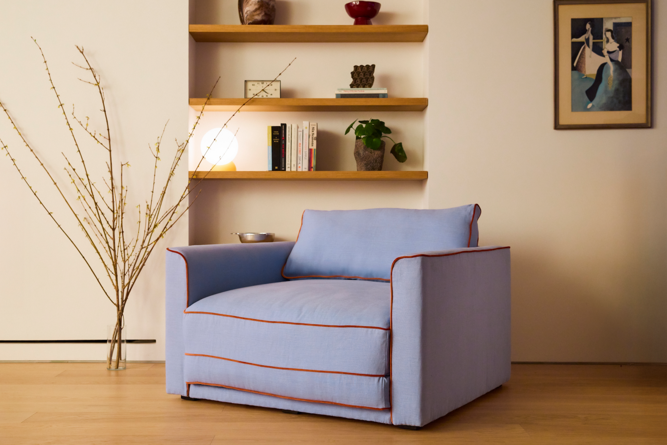 The Eclipse Sleeper Chair in Recycled Velvet – Sabai Design