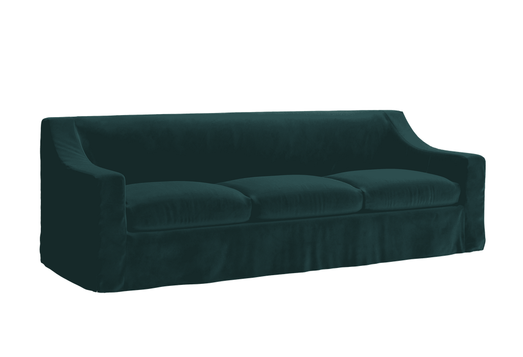 The Evergreen Sofa in Recycled Velvet by Sabai