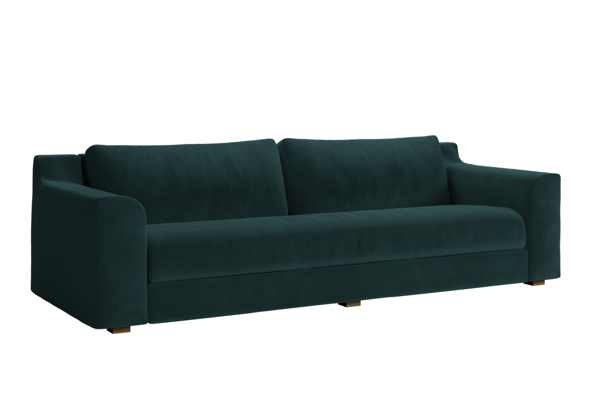 The Elevate 96" Sofa in Recycled Velvet