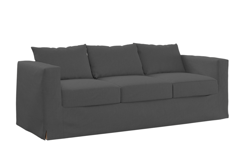 [Fog Hemp | Individual Cushion Sofa]