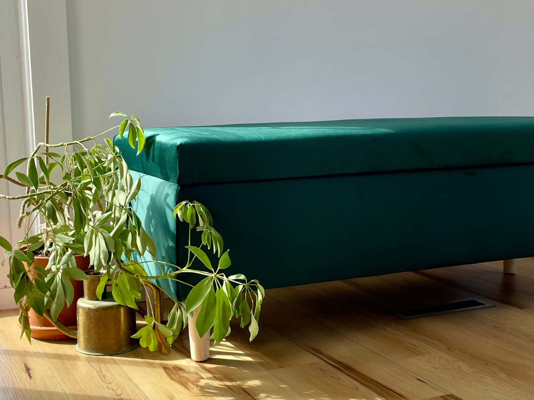 The Essential Storage Bench in Recycled Velvet – Sabai Design