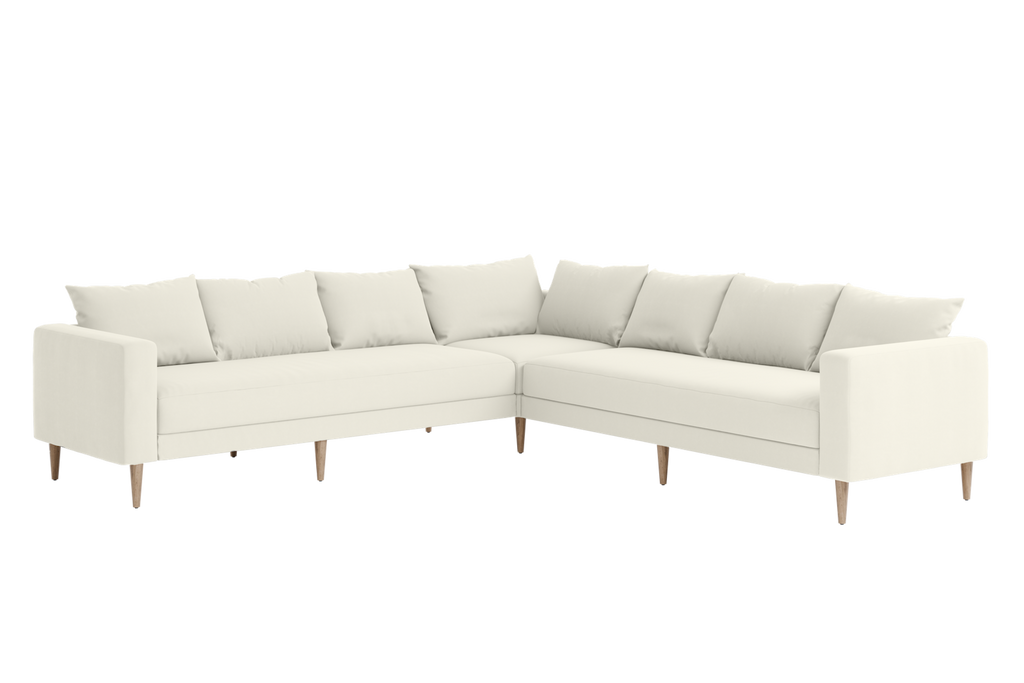 The Essential Corner Sectional (7 Seat) in Upcycled Poly by Sabai