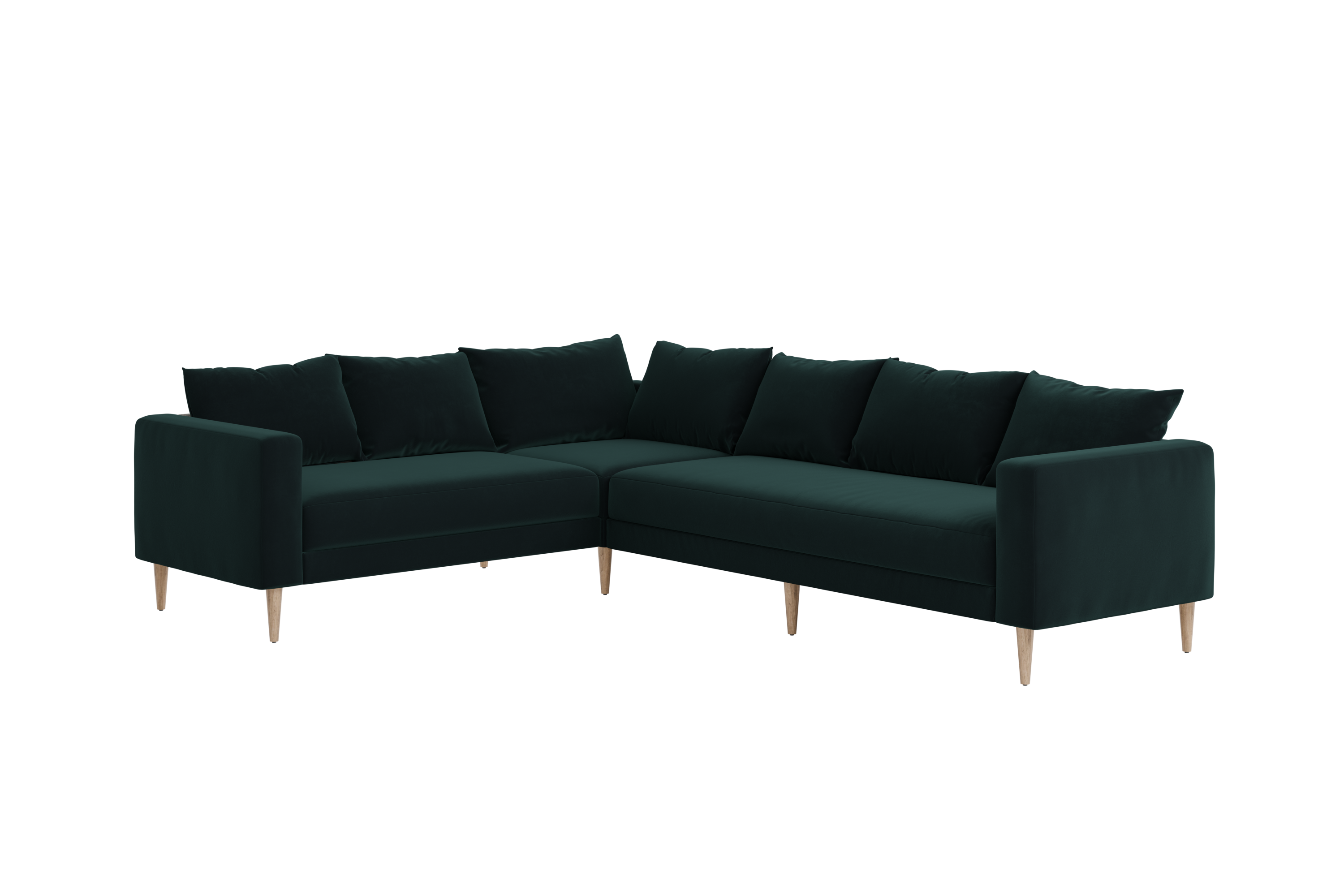 The Essential Corner Sectional (6 Seat) in Upcycled Poly