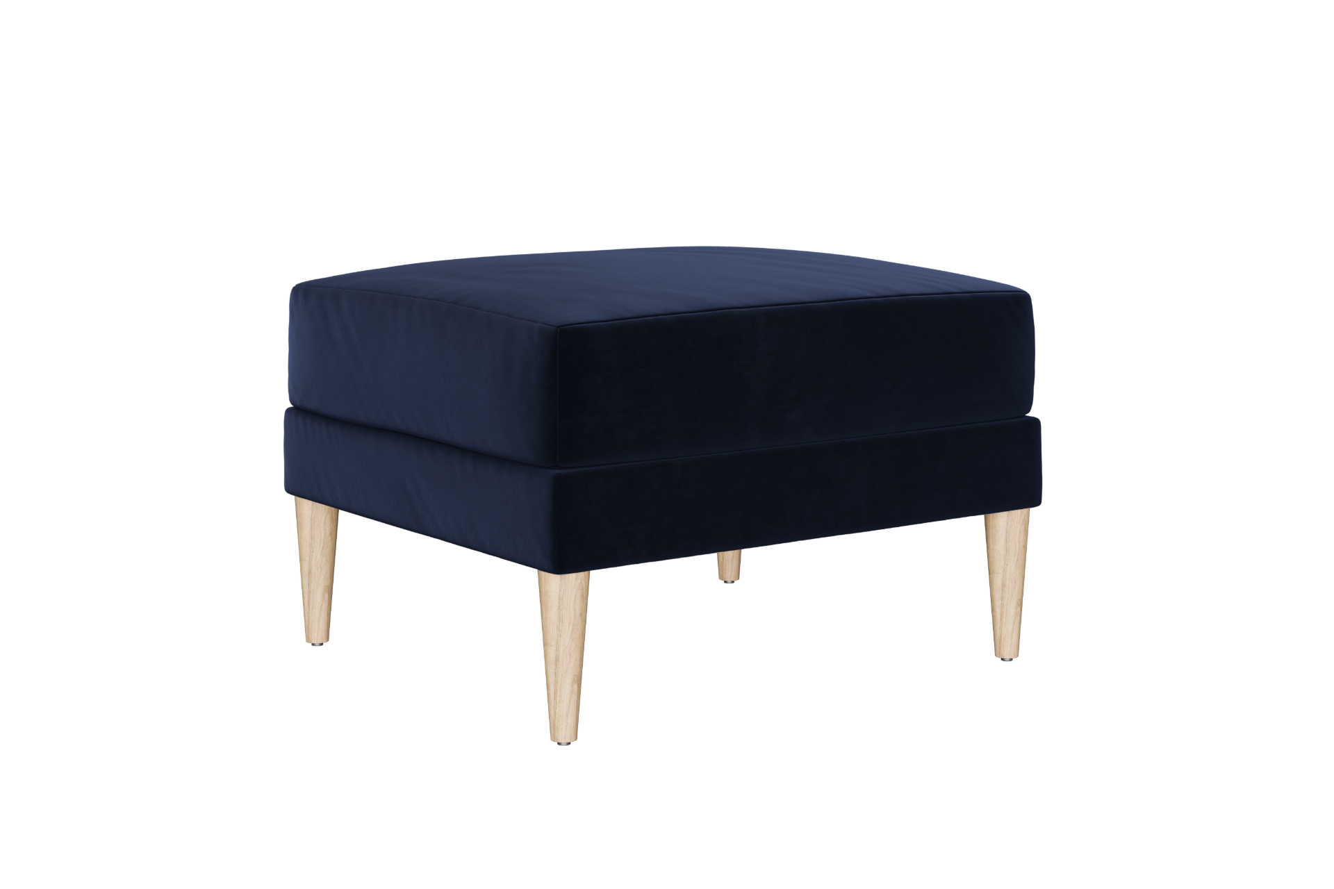 The Essential Ottoman in Recycled Velvet